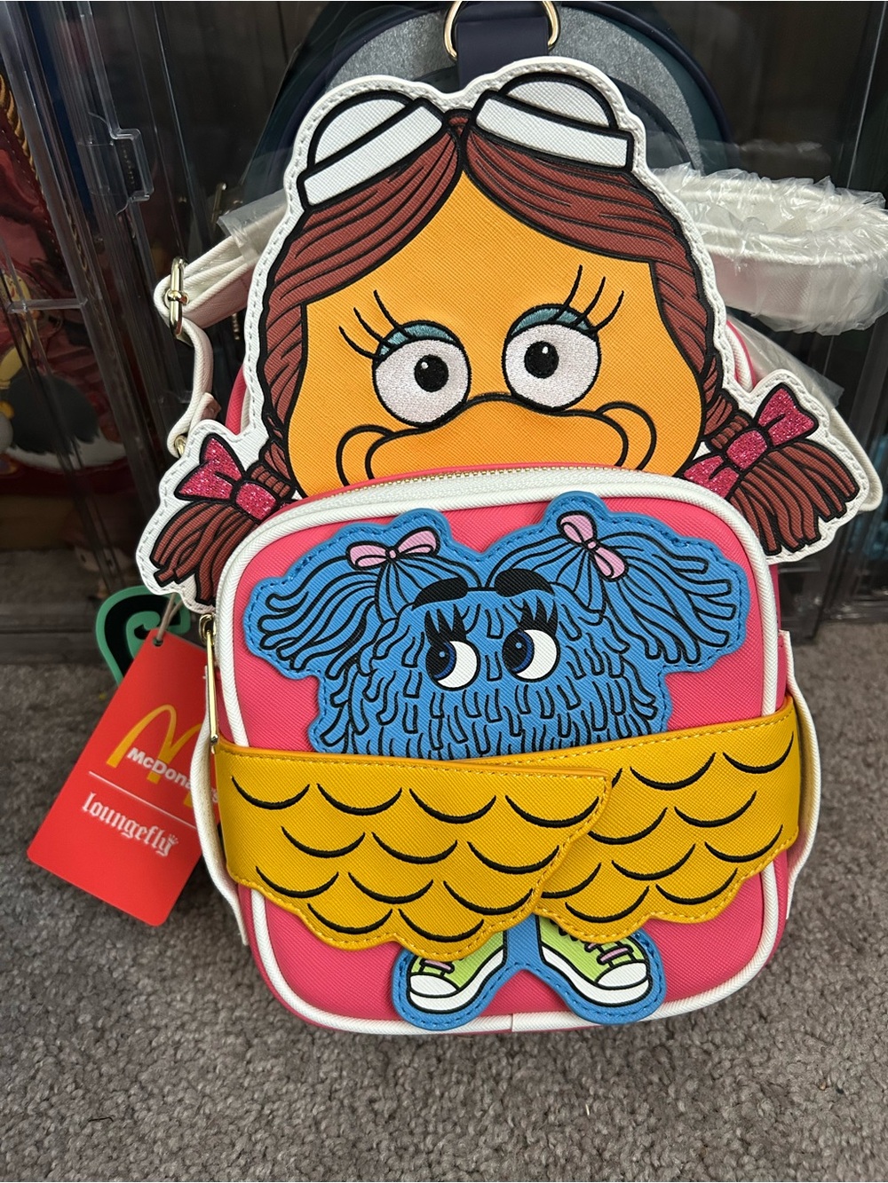 McDonald's x Loungefly Birdie and Fry Kids CrossBuddy bag w/detachable coin bag